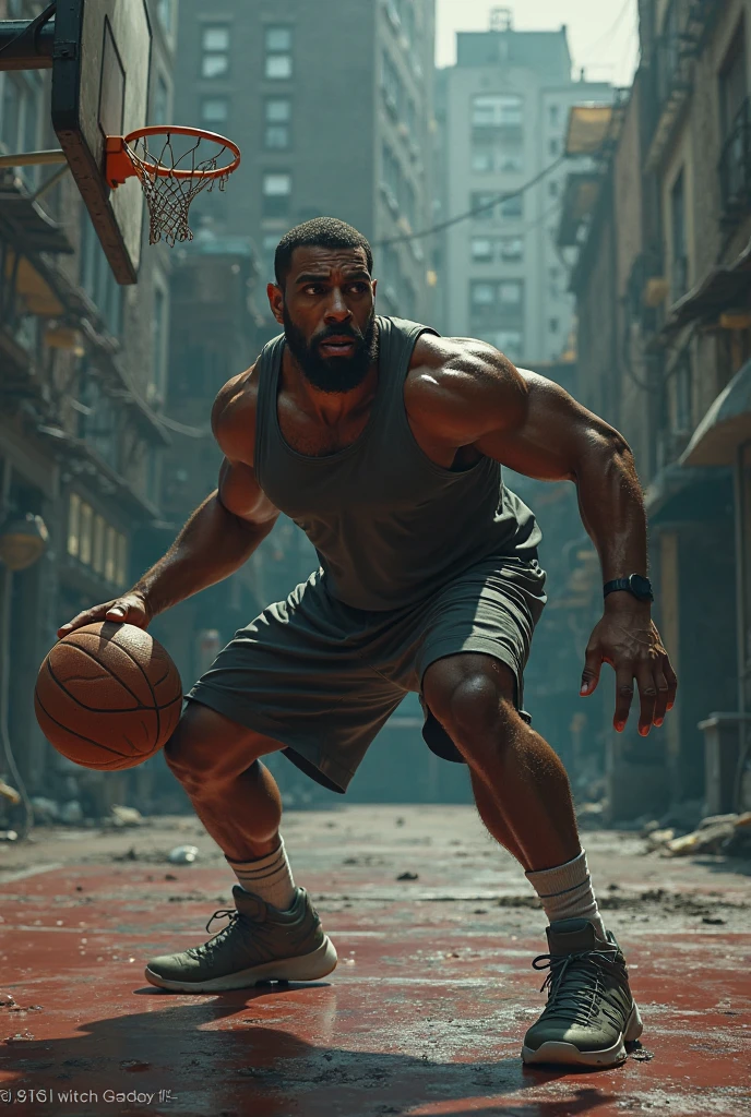 create a short dark man with glasses attacking the volleyball