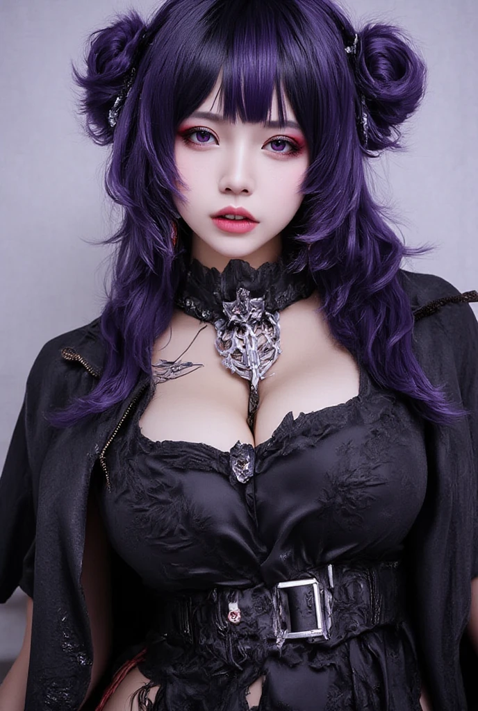 Goth Girl,One girl,((extremely cute and beautiful black haired anime Goth Girl)),(((16 years old))),(Large Breasts:1.2),((((Black wavy hair:1.35,異常に長いMessy Hair,Messy Hair,Inner hair color,Ear breathing)))),((Heterochromia iridis:1.5, (purple_eye and red_eye))),Complex eyes,beautiful detailed eyes,symmetrical eyes,Big eyes:1.5,((Fat)),(((Shiny skin:1.5,Light Skin: 1.5,Sunburned skin,Glowing Skin,very Glowing Skin,Shiny body,Plastic Glitter Skin,exaggerated Glowing Skin,Glowing Skin))),(Spider's underbelly,Tight waist,Wide Hips,An athletic body,Swollen legs,Thick thighs,Detailed body,(Detailed face)),
cute,Lewd,Fascinating,erotic,(Browsing Caution),
zettai ryouiki,Revealing clothing,Show some skin,((Deep neckline sports bra,Black bra)),(Black tiny thong,Sports Tiny Thong),(((Black Lips,Goth Accessories))),
(Dynamic pose:1.0),Embarrassing,(Centered,Scale to fit dimensions,Three-part method),
internal,indoor,((Black Goth Room,Girls Goth Room)),scenery:1.25,((Complex scenery)),((Winter decorations)),Christmas tree,
(光沢のあるWinter decorations品),High resolution,Sharp focus,(Super detailed,Very detailed),(Photorealistic artwork:1.37),(Very detailed CG unity 8k wallpaper),(((Vibrant colors,Vibrant Themes))),(Complex),(masterpiece),(Highest quality),