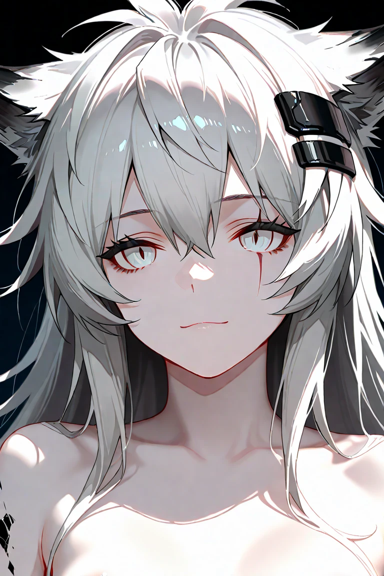2girls,White hair,red eyes,wolf hair, focus
wolf girls,Androgynous,big breast
uality,very aesthetic,absurdres,pov,downblouse