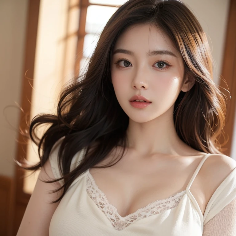 masterpiece, Best quality, Ultra-high resolution, High detail photos, Unity 8k wallpaper, Extremely detailed CG:1.2), Depth of Field, Bokeh, (original photo:1.Realistic Photography:1.4), (1 Girl:1.5), young, Physically based representation, beautiful, (Exquisite facial details:1.4, detailed服装), (detailed:1.4) christen (Hidemi Fukada:1.1) rest Cara hermosa, Depth of Field, Add layers, Surreal, 27 years old, Perfect body model, Perfect breasts, Height 175 cm, Strike sexy poses, whole body, whole body, Model body type, rest (kimono:1.2), (Long hair:1.2), Double eyelids, rest (sit on the floor: 1.5), (Messy pink bougainvillea in the background:1.4), (at night:1.2), 