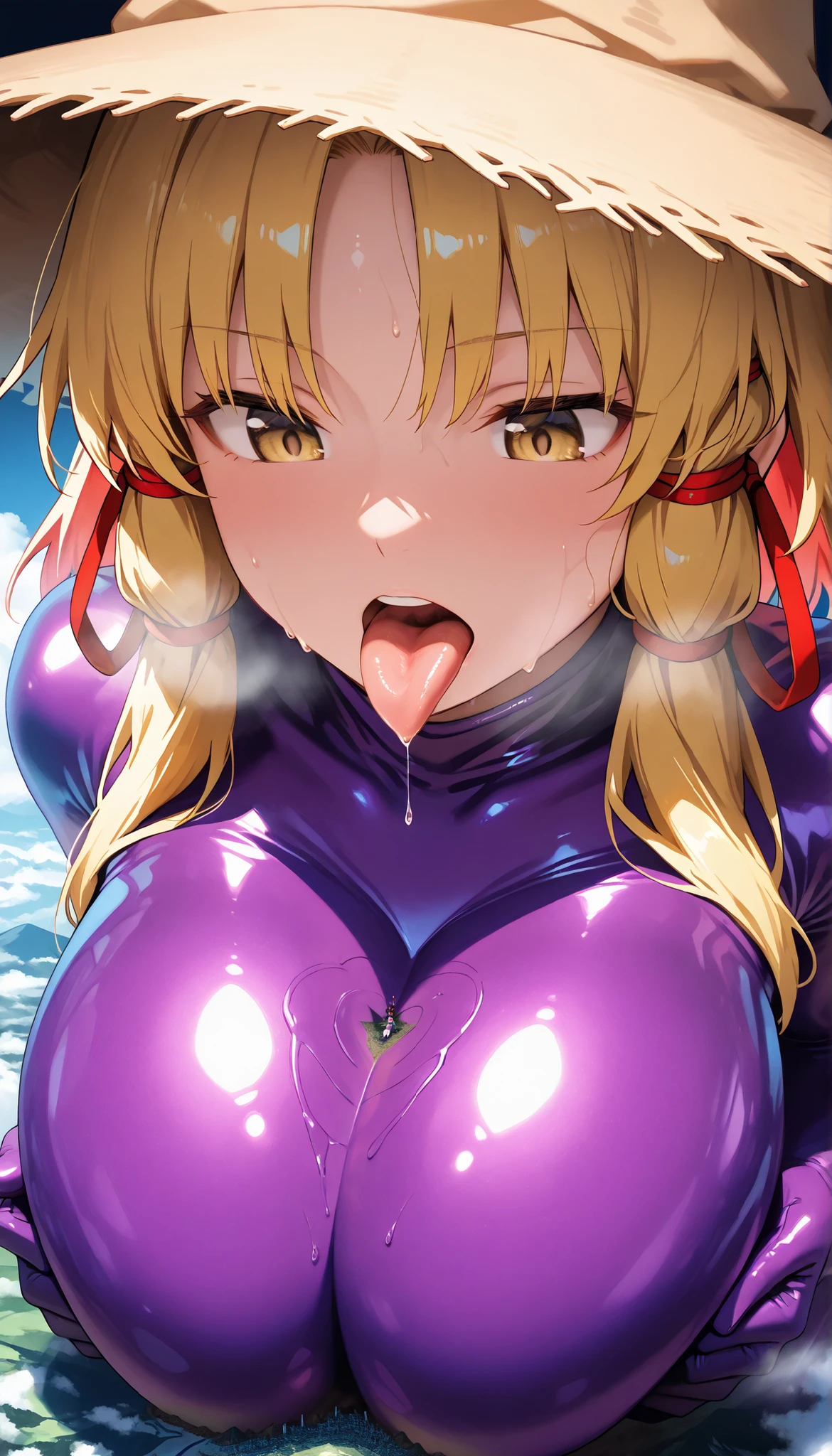 (((masterpiece))),(((best quality))),((ultra-detailed)),(illustration),((an extremely delicate and beautiful)),(detailed background), (1girl and 1shota boy),((hetero)), 1girl,(tall stature:1.4),(curvy:1.3), long hair,big hair,single braid,bangs,blonde hair,blonde eyes, large breasts,pale skin,shiny skin, (ahegao:1.4), trembling, erectile nipples, ((wearing black ultraman bodysuit)), (cum:1.4),cum in pussy,cum on breasts,cum on body,cum on clothes,cum facial,bukkake,cum in mouth,cum on hair,(excessive cum), 
BREAK 
(1shota boy:1.4),(short stature:1.4), short penis,dark-skinned shota boy,interracial,(handjob),(pojecile cum:1.4),lying, clothed, boxing ring,