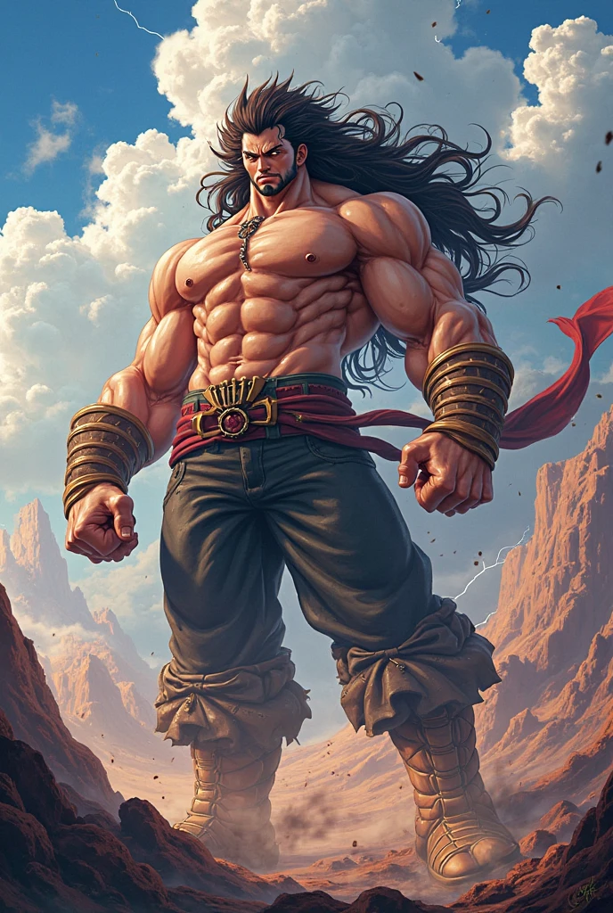 Conan is generally described as a tall, muscular man with an impressive physique. He has a wild and robust appearance, with broad shoulders, powerful arms and an imposing posture. His muscles are defined and strong, a result of his life of struggles and battles. His hair is often dark and shaggy, complementing his image as a fearless barbarian. His eyes are piercing and express determination and wit. Conan's skin is usually tanned or tanned by the sun, testimony to his adventures in wild and hostile lands. His robust and intimidating physical appearance contributes to his reputation as a formidable warrior. --auto --s2