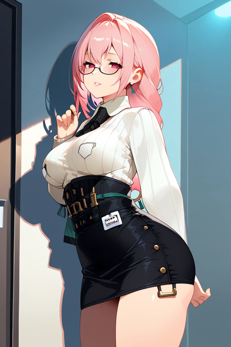(Tabletop, highest quality, Super detailed), One Girl, Purple eyes, Blonde Hair, Dark Skin, Twin tails, ((See-through bra))、((office worker))、((pantyhose))、(((Wet clothes)))、Pencil Skirt、(shower room)