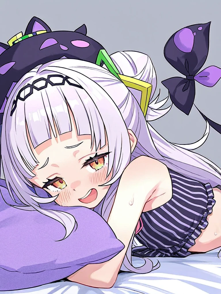re:zero, emilia, gray hair, hair flower, masterpiece, amazing, 8k, detailed, 1girl, (from behind), purple eyes, white tights, cute, ((leans)), ((lace panties)), ((transparent panties)), (bents over desk), ((from above)), (lies on desk), (big ass) penis, sex, oral