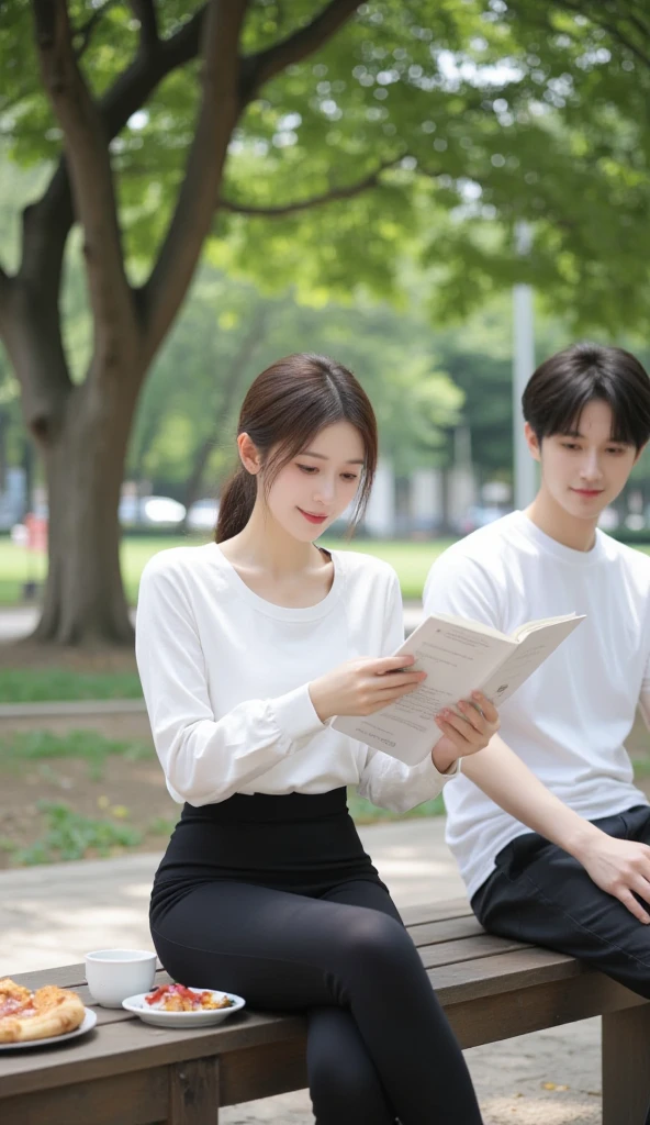 A picnic date at the park with Johnny's idol group snowman tall male Meguro Ren.
He was dressed simply and roughly.
He ate a lot of bento deliciously.The two of us read a book and chat.
his gentle smile.That looks at me.