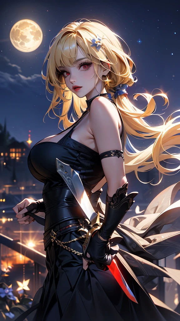 Girls wear skirts,It's a perfect face,scantily clad,Willow waist,(actual, realistically), (Ultra-high resolution), (depth of fields),Striped hair,Thigh thick,view the viewer , insanely details, Complicated details, Skeleton costume,(Lop), Lower chest Skeleton costume,Shiny holographic Skeleton costume:1.1 , Large breasts droop,Blonde hair,Redlip ,see-through skirt,(((8K,winning artwork,dynamicposes))),