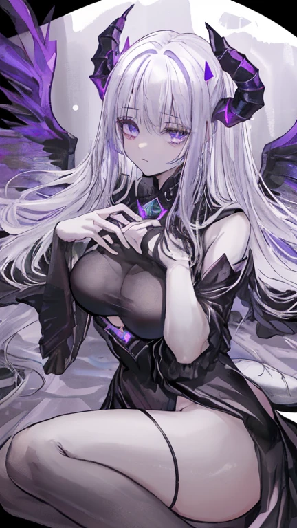 ((Medium Breasts)), a close up of a person with a weird face and nails, gothic maiden anime girl, gothic - cyberpunk, cyberpunk horror style, gothic art style, detailed digital anime art, gothic art, demon anime girl, gothic girl face, anime style 4 k, dark art style, anime cyberpunk art, gothic aesthetic, 1 7 - year - old anime goth girl, gothic horror vibes, (((master piece, best quality))), 1girl, (((long whute hair))), very long hair, (((multicolored hair, gradient hair, two-tone hair, white hair, blue hair, pink hair:1.2))), (((glowing blue eyes))), (((star-shaped pupils))), gothic makeup, (thick eyeliner), lips, pink eyeshadow, (((pink plunging tie up crop top))), ((harness)), large breasts, (((white hot pants))), (navel piercing), ((garter)), (white stockings), ((gothic blue boots)), (((white pink blue witch hat))), (((Gothic witch))), scenery, ((forest)), (((night))), (((night time))), (((haunted forest))), (((glowing mushrooms))), (fireflies), (butterflies), (flowers) (((iridescent))), (((bioluminescent))), (((posing for viewer))), (((close up shot))), more_details:-1, more_details:0, more_details:0.5, more_details:1, more_details:1.5, more_details:2, InkAnime, oni horns, oni_horns, anime_oni_horns, InkAnime, (glowart), Korean webtoon girl, big eyes, ombre lipstick, cute face, oval face, colored hair, curly hair, straight hair, kahuka1, (((entropymagic))), fantasy, decay, dissolving, glowify, colored eyelashes, (((purple eyelashes))), colored eyelashes, white eyelashes, entropymagic, fantasy, decay, dissolving, glowify 