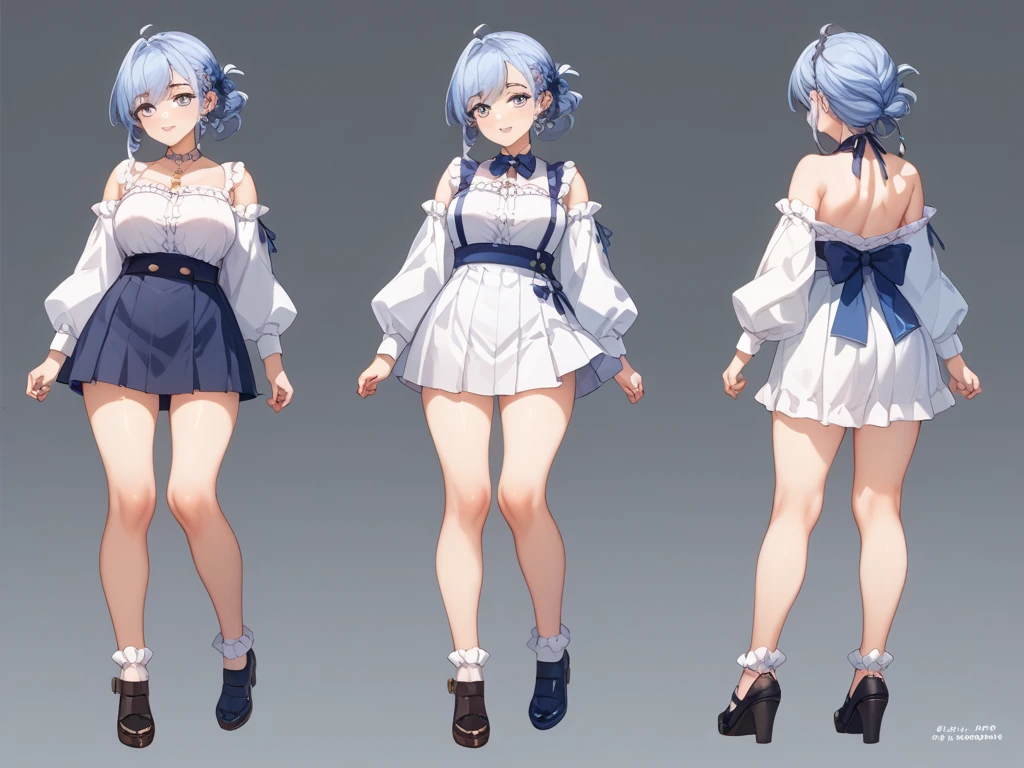 ph_rem, remhd, 1girl, blue hair, solo, blue eyes, x hair ornament,
BREAK (frilled bikini,white bikini,front-tie top,barefoot:1.2),
BREAK ((sexy )) textured haircut (((detailed character sheet, frontal view, side view, three quarter view))), ((7 heads full body)),
BREAK (masterpiece:1.2), best quality, high resolution, unity 8k wallpaper, (illustration:0.8), (beautiful detailed eyes:1.6), extremely detailed face, perfect lighting, extremely detailed CG, (perfect hands, perfect anatomy),