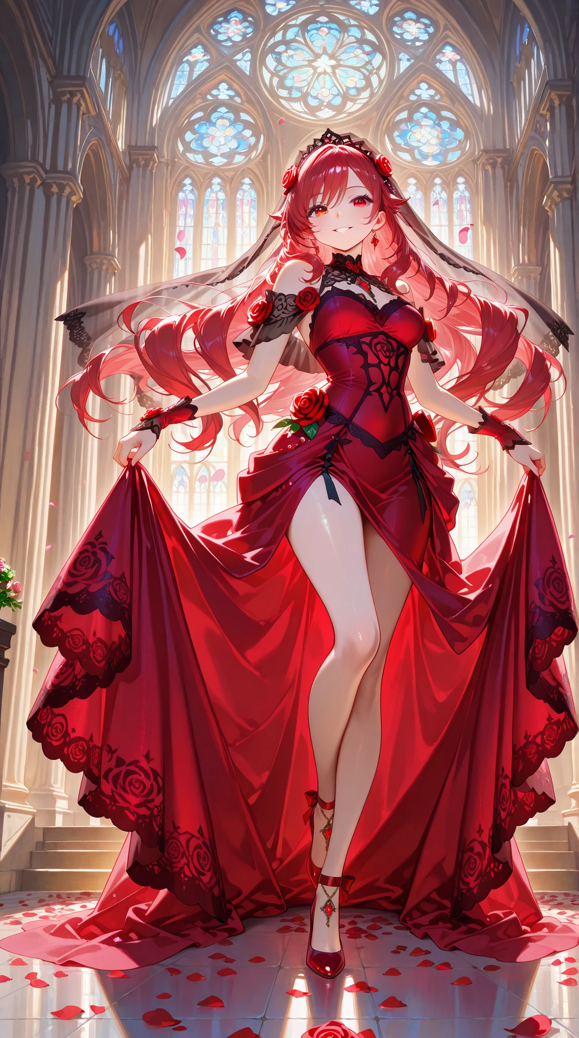 masterpiece, highest quality, Ruby, One girl,lingerie,whole body