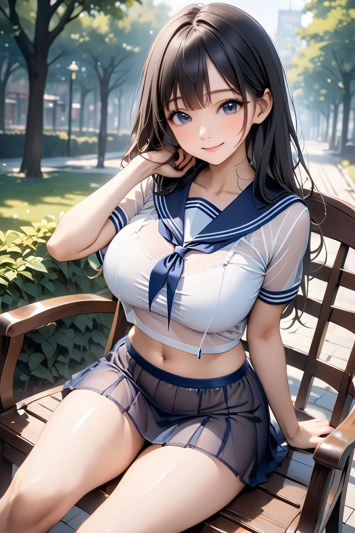 Official art, 统一 8k 壁纸, ultra-detailliert, Beautifully Aesthetic, masterpiece, top-quality, girl with, High school students,A dark-haired, japanes,dynamic ungle, Cowboy Shot, bright colour, (half: 1.2), (Dreams: 1.5), (Han Feng: 1.5),reallistic,a picture,A sexy,fullnude,Soft look,erotick,The location is a baseball field,front lit,squatting and spread legs