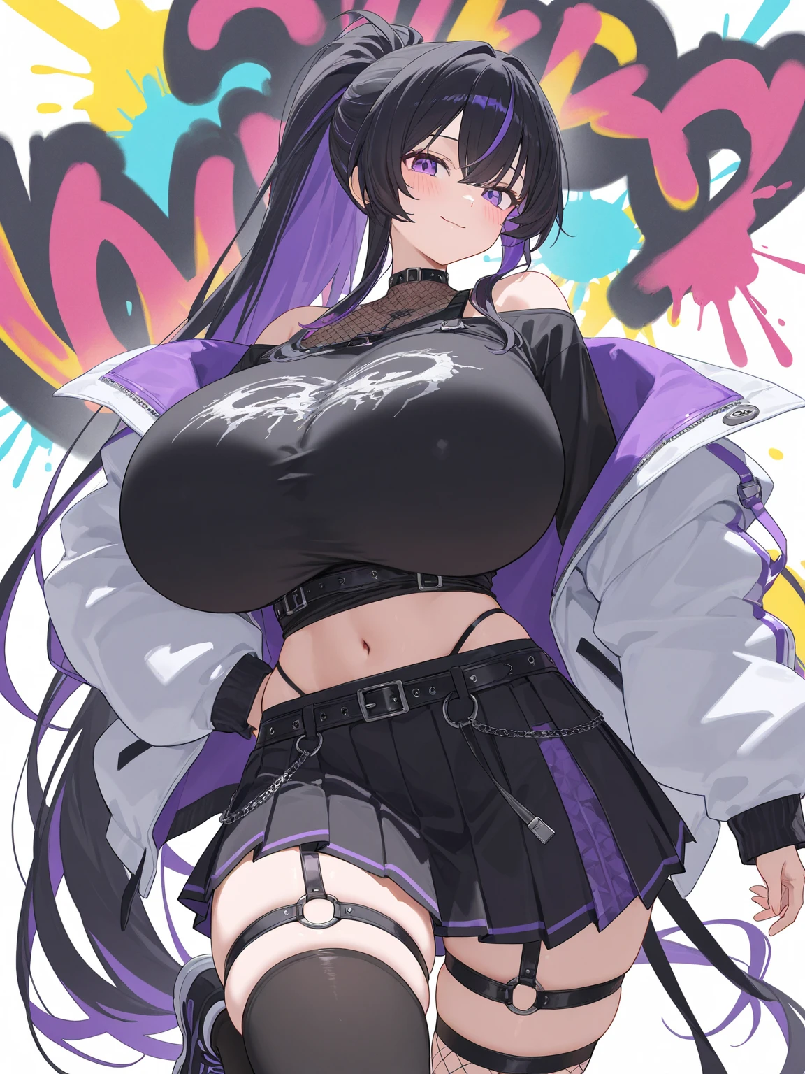 ((masterpiece)), (Highest quality、32k), (Simple style), hentai, Dark skinned slutty girl,Lewd,Completely naked,favorite,cute,Sexual Desire Ghost, Big Breasts,Purple Hair,Bobcut, Bounce and shake wildly,SBreast shaking,Off-the-shoulder sleeveless one piece swimsuit, Vibrant breasts, {{The succubus who murdered her and transformed into her exact replica}}, NSFW