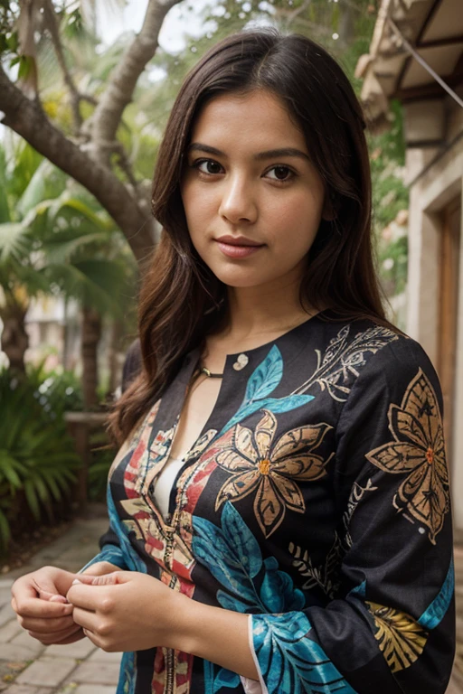 Foto RAW em sequencia, uma foto de uma adolescente 16anos, ((corpo inteiro:1.3)),(((vestindo como kimono), rosto detalhado, planos de fundo detalhados pouco desfocados, luzes naturais, HDR, foto realista, foto profissional, flerte com o espectador, visual sexy, fotorrealista, Linda, pele natural, 8k UHD, alta qualidade, filmic grain, Fujifilm XT3