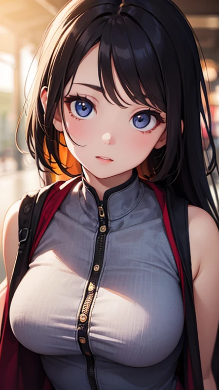 ((Highest quality、masterpiece、anime style、best quality、high resolution、8k、detailed、ultra-detailed:1.3))、Long legs:1.2, Beautiful woman with perfect figure:1.4、(Smiling:1.2), double eyelid、30-year-old female、((((One Woman,beautiful face,Beautiful face、ハワイ,upper body:1.5)))),Big Breasts、High resolution, accurate, Anatomically correct, High-resolution model, high quality, Very detailed, Ultra high definition, Textured skin,