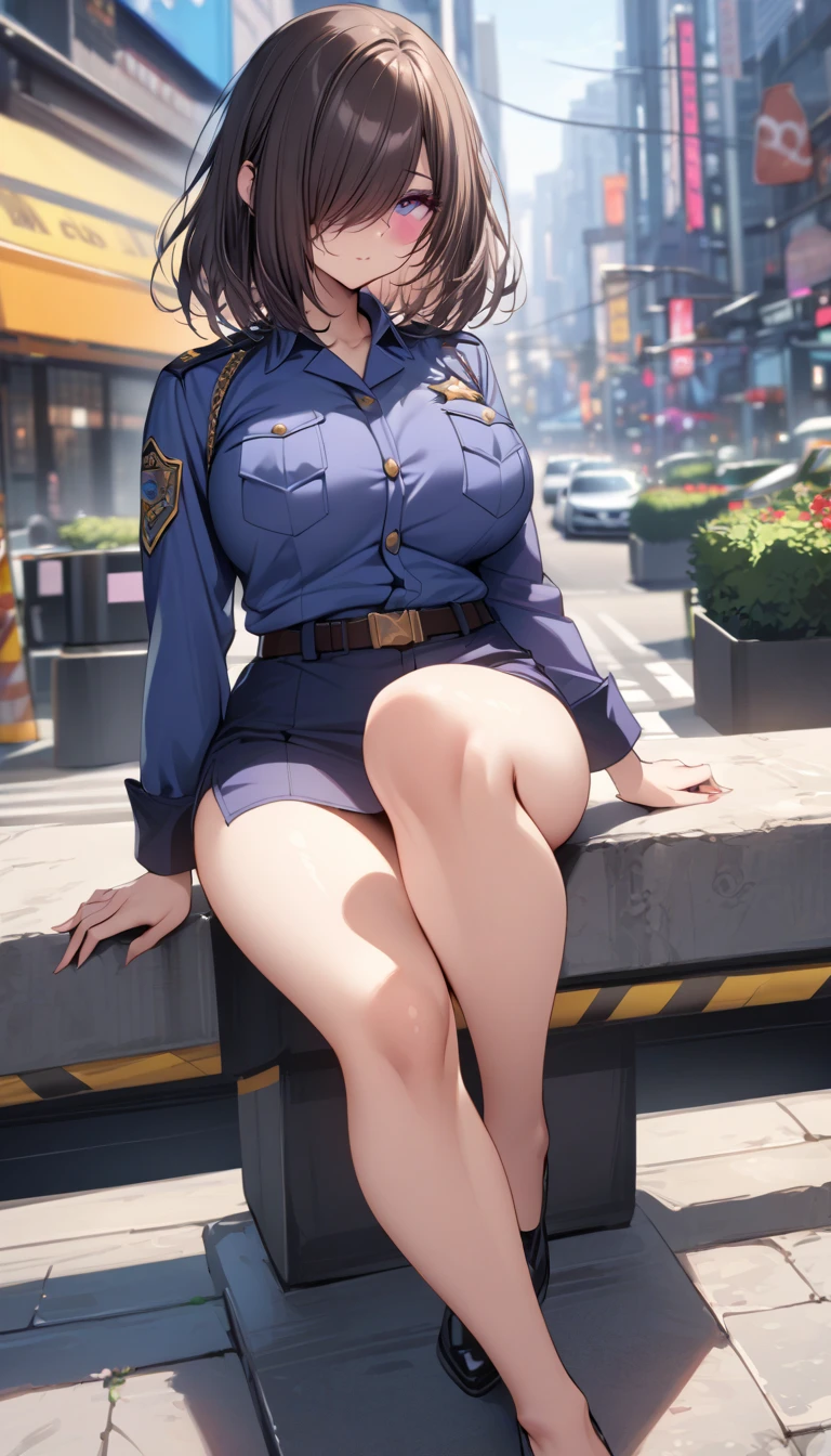 ((40 years old, Bitch)), ((Sexy shiny nurse uniform)), masterpiece, (From below), ((Big Breasts)), (Open your legs and raise your knees)、See-through yellow panties、with those feet、(Big Hips), (Sexy pose), (very tanned and shiny skin), (Skin dents), photoRealistic, Realistic, alone, photoRealistic, Highest quality, Ultra-high resolution, Yura S, Outdoor, colorful, Lips parted, Daytime setting, beautiful, masterpiece, Highest quality, Very detailedな顔, Perfect lighting, Ultra-high resolution, Very detailed