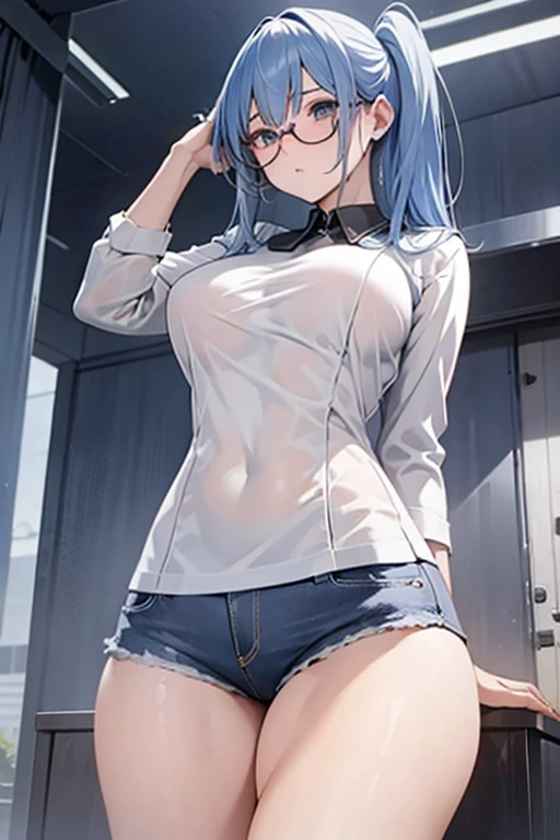 17 years old、Ultra HD、Ultra-high resolution、8k,blue-hair,bob0hairblue-hair,bob-hair,blue-eyes,dark-makeup,small-breast,白いFrilled shirt、Frilled shirt、blue-ribbon-skirt,small-breast,older sister、Braided Hair,whole body、all-body,whole body、bob-hair,black-pantyhose、nipple,nipple-ring、blue-hair,bukkake,cum,many-cum,dirty-body,sex-first round,sex,sex,pussy,,acum,orgasm,sprash-pussy,drooling、tsurime,tsurime,nipple-ring,standing,nipple-ring,standing,standing,tsurime,standing,bob-hair,short-hair,angry,evilsmile,crotch-tatto,latex-bodysuit,chain,first round