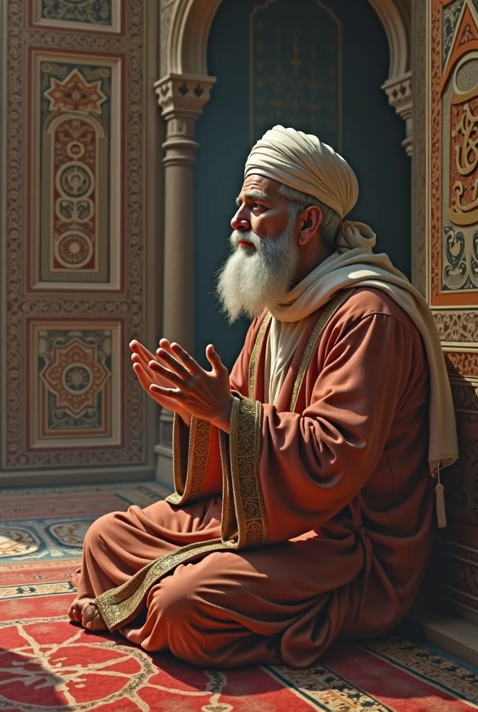 A lazy Muslim man