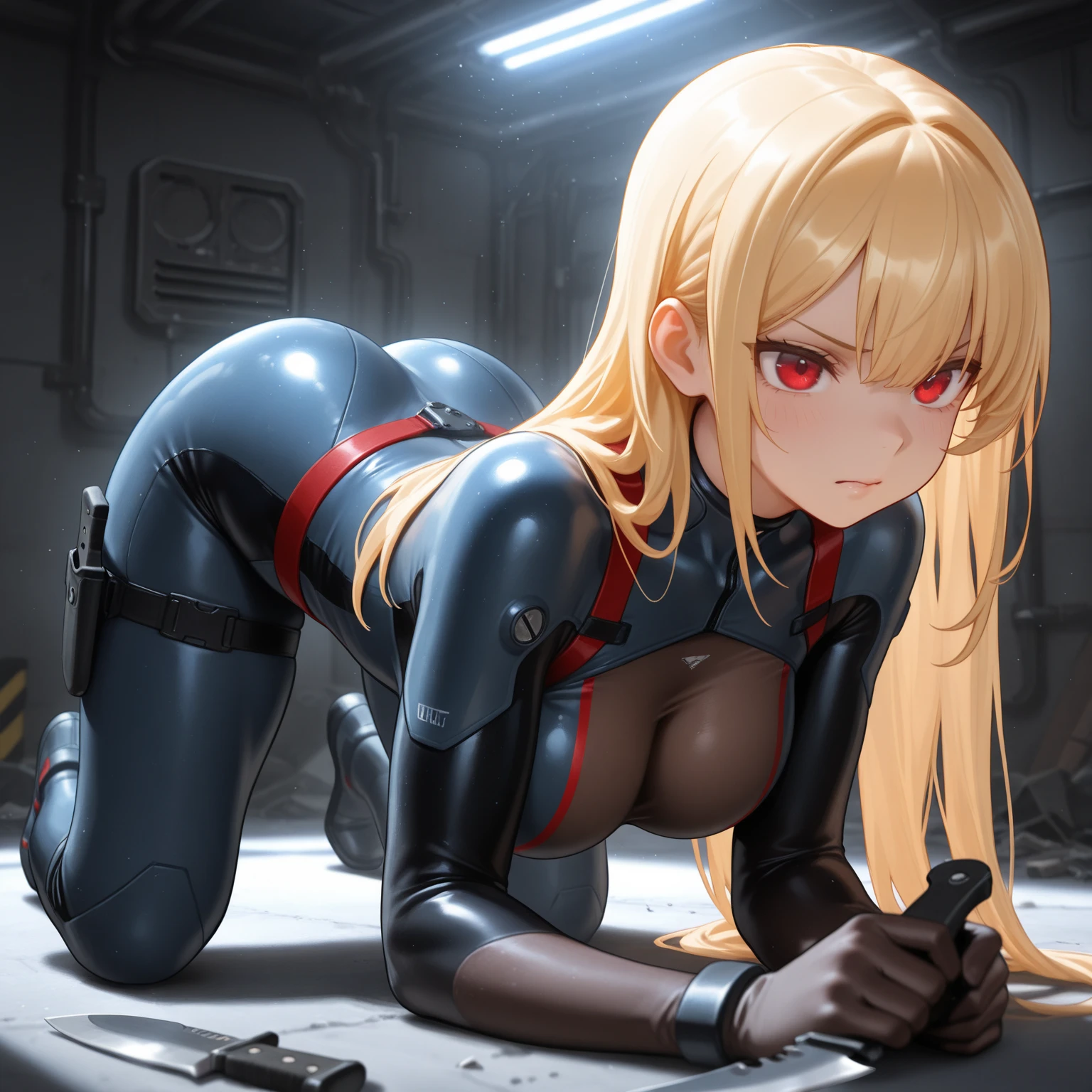 (High resolution, super high resolution, high resolution: 1.5), super erotic,close-up, machine sex, cowgirl, BREAK super beautiful girl, super cute, super voluptuous, super seductive, perfect body, super big breasts, clear eyes, methodical Hands and fingers, correct legs BREAK Super futuristic computer, restraints, cords, pipes, metal, gears, tubes, engines, screws, springs, monitors, vitals BREAK Blonde, short hair, headgear, vaginal , vaginal opening Very thick Sex with a pipe inserted, heart mark, climax, vaginal orgasm, heart eyes, hands behind the head, spread legs, BREAK tight mechanical suit, nipples exposed, crotch exposed, eye goggles, sweat, love juice, perverted modification, restraint, Passionate lovey-dovey rays, thrilling story of estrus, complete sexual purpose, breeding season,Very excited,correct perspective