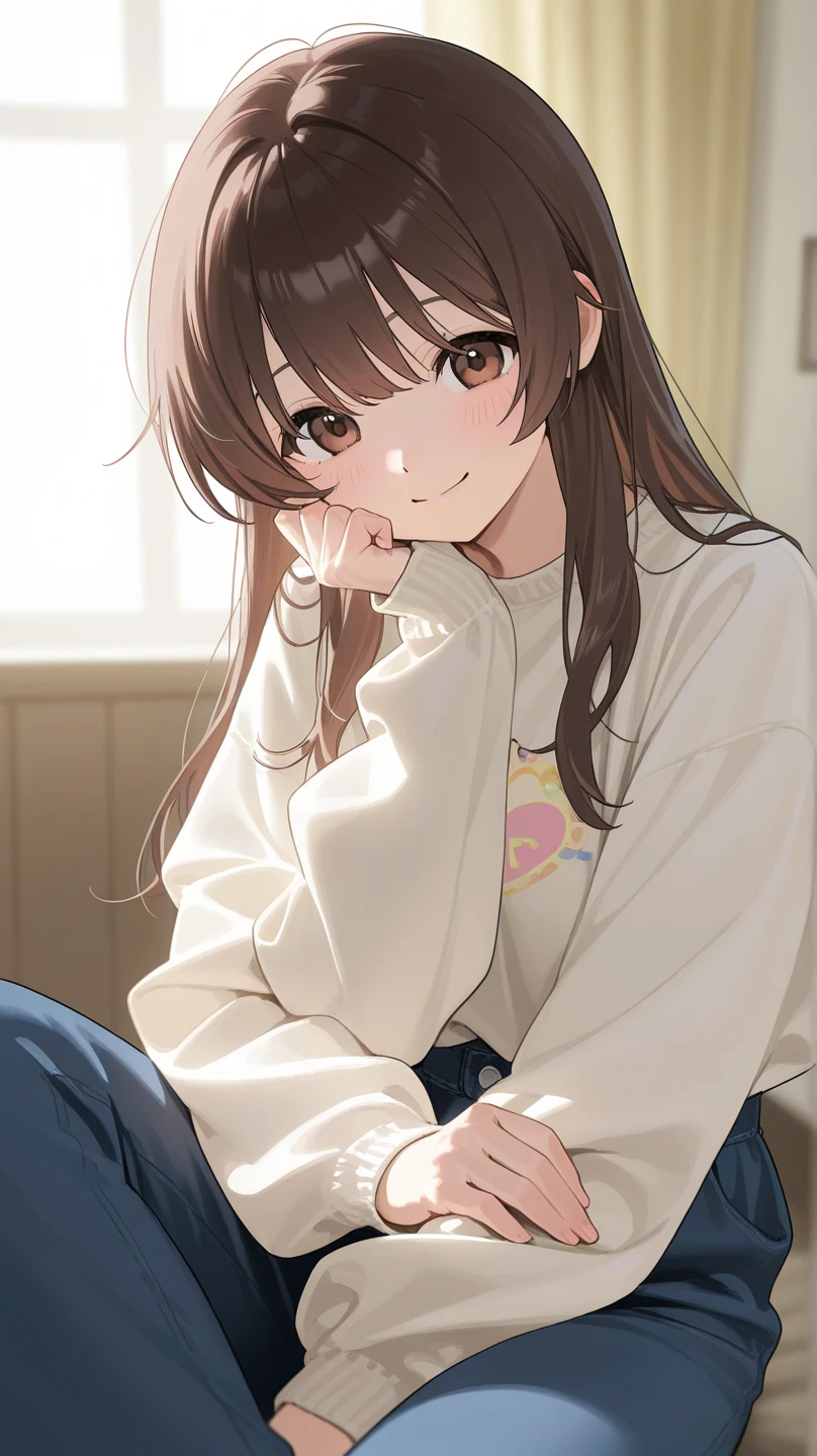 One girl, High resolution,