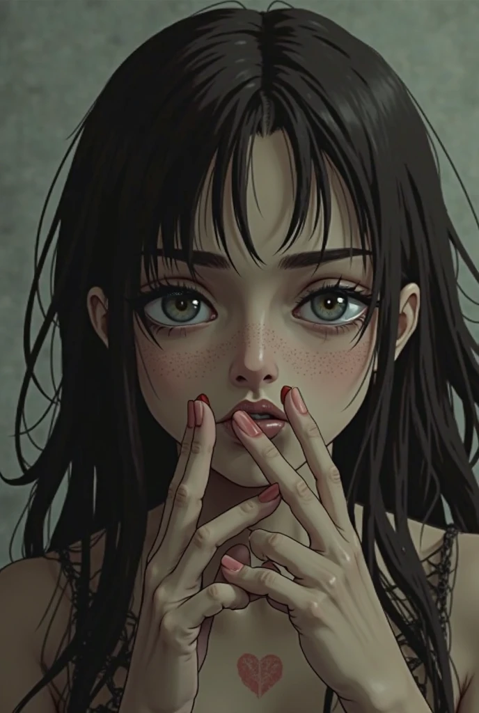 (best quality), (top quality), (dark), (whole body), (melancholy), (sadness), (agony), (terror), (horror), (neon) mother pulling out her daughter's hair. --auto --s2