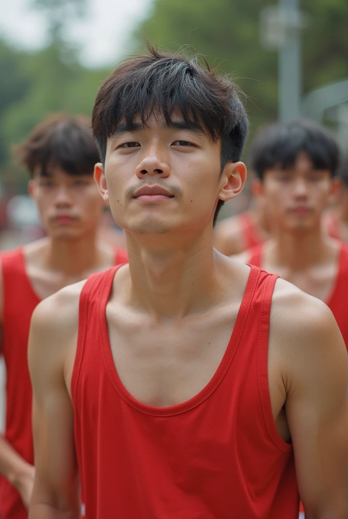I see three faces, Handsome guy gets raped by handsome yankees,Very skinny and handsome naked male students,Thick pubic hair,penis,sperm,Sweat,((vision)),panoramic, distant portrait, Xiao Jiang, Blowjob, Anal Sex, facial, gang rape, rape,male,whole body