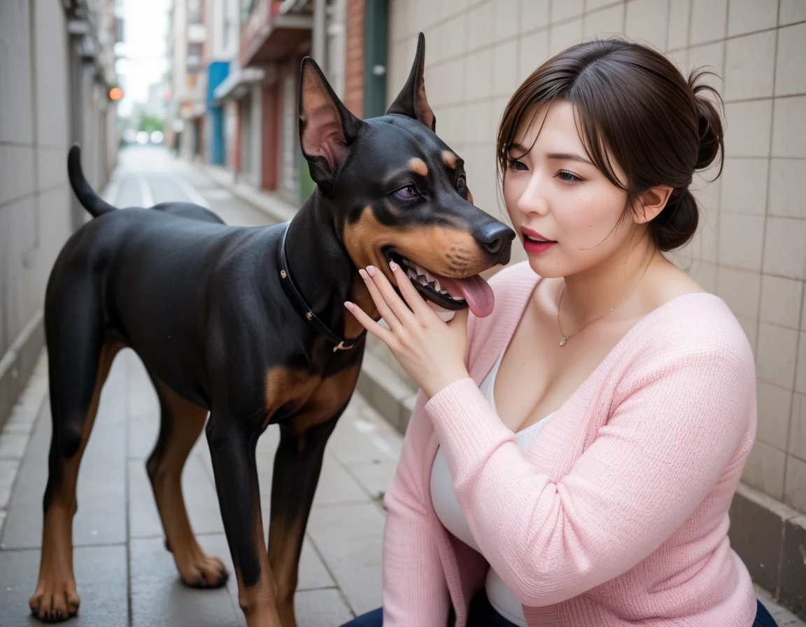 score_9, score_8_up, score_7_up, anatomically correct, source_anime,realistic, dog, fucking busty mother