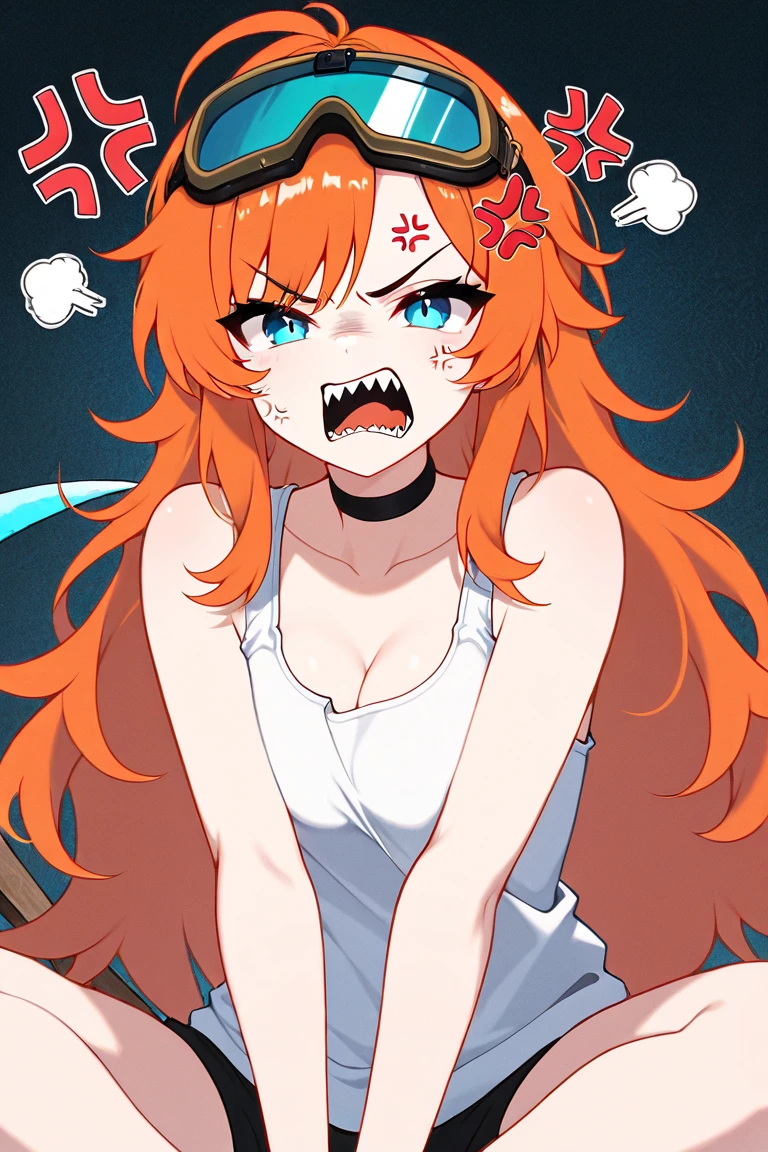 ((master masterpiece))、(((The Highest Quality))、An illustration、One Girl、Hair color、bangs、Hairstyle Fax、eye、Environmental Change Scene、Portrait from the waist up、Pose Jitai、Ladies、Cat Ear、Red hair、Red eyes、slong hair、Extremely small-sized breasts、MICROBIKINI、Slingshot Pants、Underwear with lace decorations、Upright posture、Torn Clothes、White shirt、smilling face、Open mouth、Emphasize the chest with your hands、(simplebackground、white background:1.3)