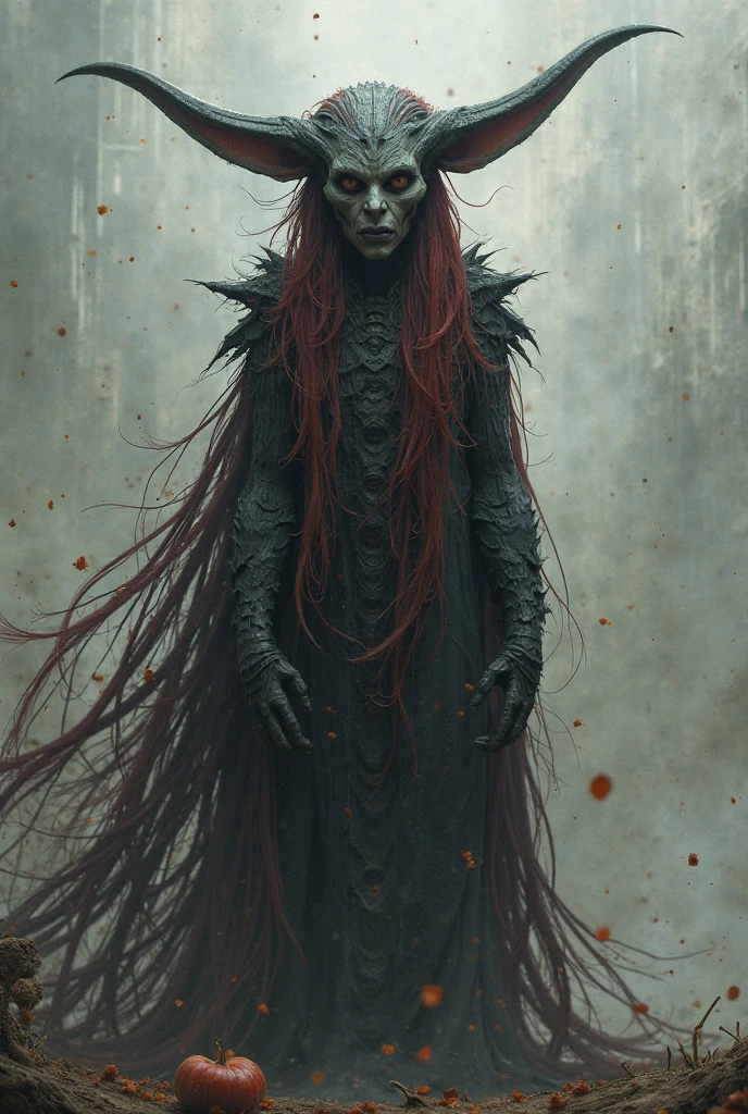 (masterpiece, extreme detail, intricate, authentic, photograph), a majestic slender demon queen made of liquid blood, she is standing in a dark chamber and is surrounded by her worshippers, she has demonic hands, regal clothes, wearing a red cloak and a hood, (red threads connect her with the surroundings:1.3), (face hidden under the hood, hidden face), (((red translucent skin:1.2))), bones under the skin, her body is lean tall and thin, imposing, powerful stance, dark image, backlight, (light from above:1.1),