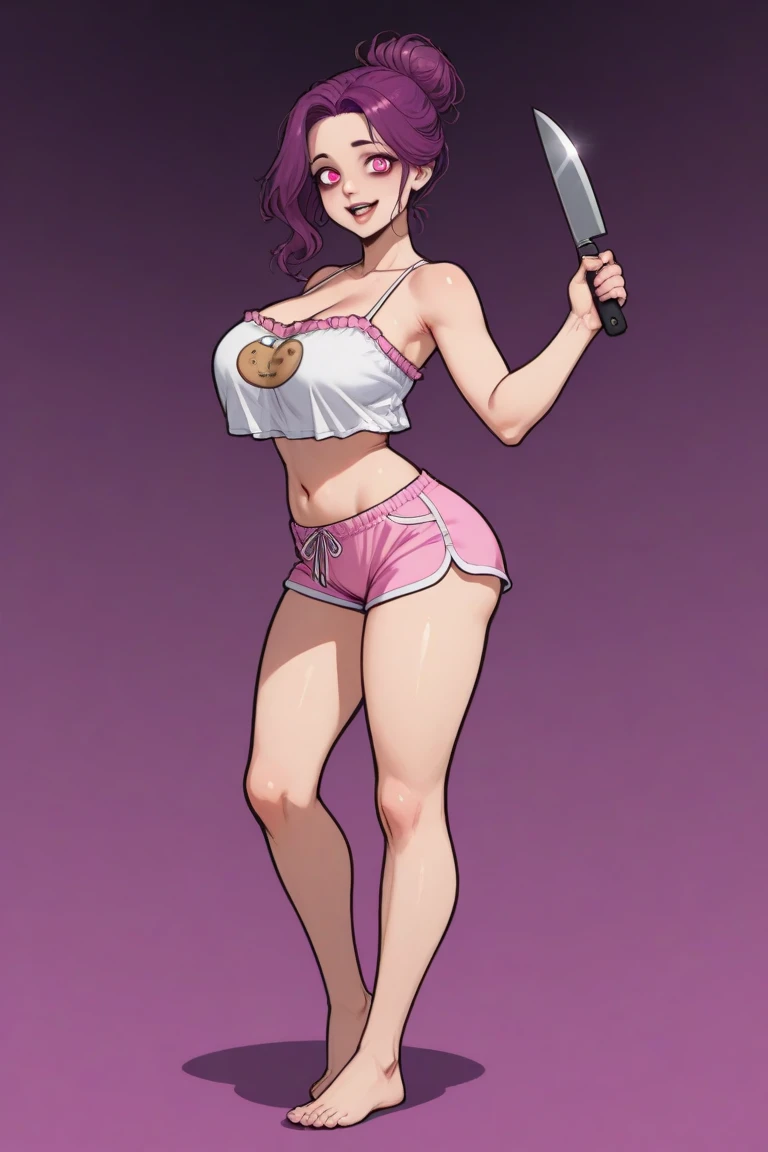 Bikini purple girl