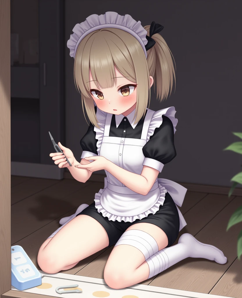 (Supermarket: 1), Afternoon, Doctor Gown, Light Brown Fringe Short Hair, Light Brown Eyes, 1 Girl, Innocent, (Photorealistic), (Intricate Details: 1.2), (Masterpiece, : 1.3), (Best Quality: 1.4), (Ultra High Definition: 1.2), Ultra High Definition, (Detailed Eyes), (Detailed Facial Features), HDR, 8k Resolution, ( Extremely realistic CG image showing you bending your knees and spreading your legs in a sitting position, even the smallest muscles and skin texture))), (Exposed chest: 1.3), ((Off shoulder: 1.2)), ((Open mouth: 1.5, white teeth, refreshing smile)), (Huge chest), (Lens flare: 0.7), Looking back, busy with examination report, face biwer, DRSHE,