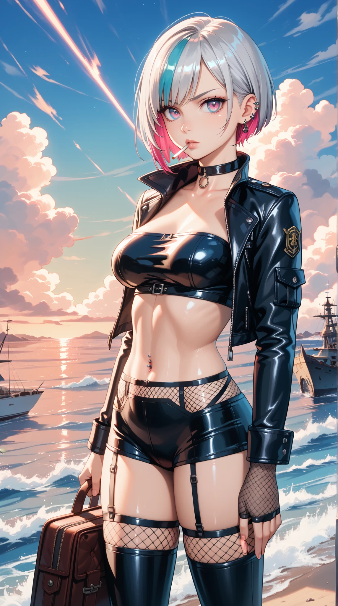 Lift the buttocks and hang in the air to show the soles of the feet, lying down, soles of the feet, M-shaped legs, women opening legs, clothes melting, masterpiece, one, solo, hair inhalation, torn clothes, handcuffs, chains, navel, tears, (back arm: 1.2), clenched, chains, heart-shaped pupils, mouth open, shackles, shackles, abandoned toilets, melting white panties, melting white bra, underwear melting