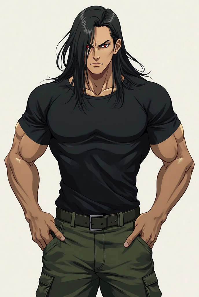 Gyomi Himejima from Demon Slayer Shirtless Muscled