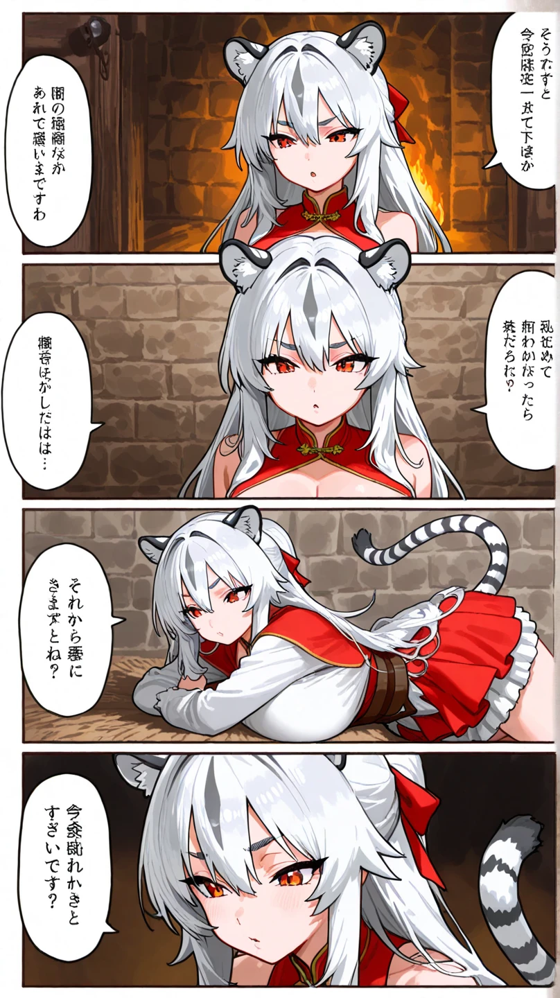 NSFW,masterpiece,Highest quality,High resolution,Super detailed,Shishirabotan\(Hololive\),Double Odango、flower、Side Lock、Lion's tail、White kimono、Off the shoulder、fur ornament、Black Hakama、Short skirt,blush,(In heat),(I feel),(Ahegao),Prostitute,(Red light district),Japanese-style room,Sexy pose,(Seduce),heart,High quality open crotch panties,(Squirting),(Middle-aged men),(Having sex),Insert the penis,Creampie,Bukkake