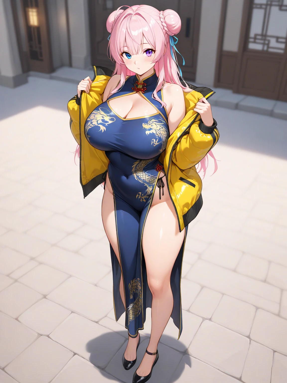 raining night,city,A beautiful woman with gyaru makeup and sports outfit on the bustling streets of Gintama., surrounded by vendors, beautiful portrait of a stunning goddess girl, beautiful detailed face, Porcelain skin, full body shot, centered, ultra soft lighting, symmetry, Intricate, elegant, Very detailed, photorealistic, art station, Conceptual art, seeds, as greg rutkowski and borris vallejo imagined it, cover, fashion style huge breasts