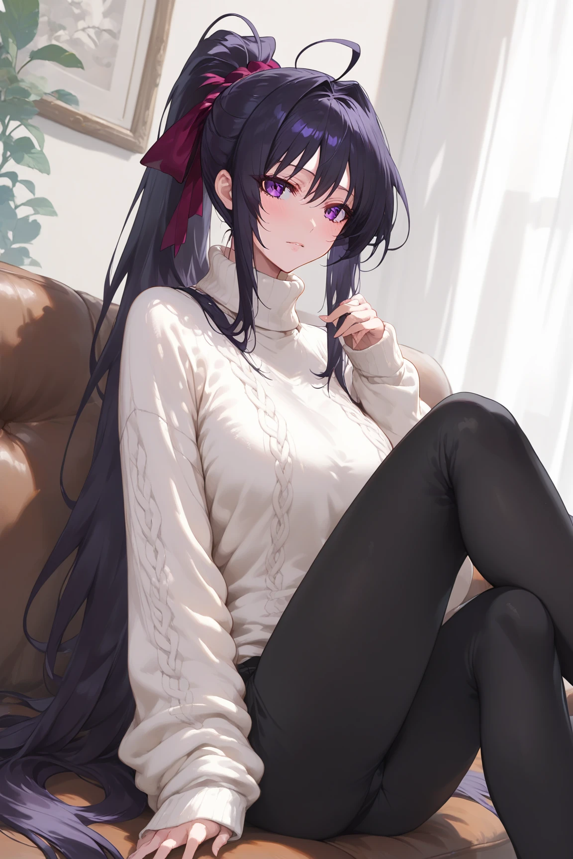 (后焦点:1.3),(master pieces),8k,best quality,(1 girl:1.3),(solo),full body,36 years old,milf,(mature female),black hair,twintail hairstyle,black eyes,gigantic breasts,large breasts,sagging breasts,(sweater:1.3)+(jeans:1.2),