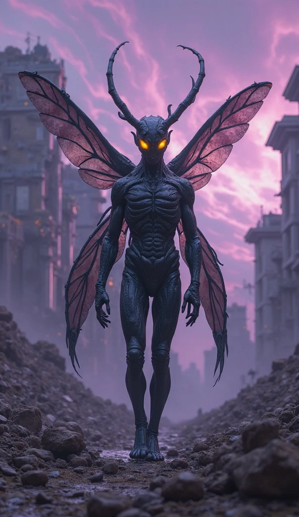 Draw the monster Baltan from the Japanese special effects Ultraman。