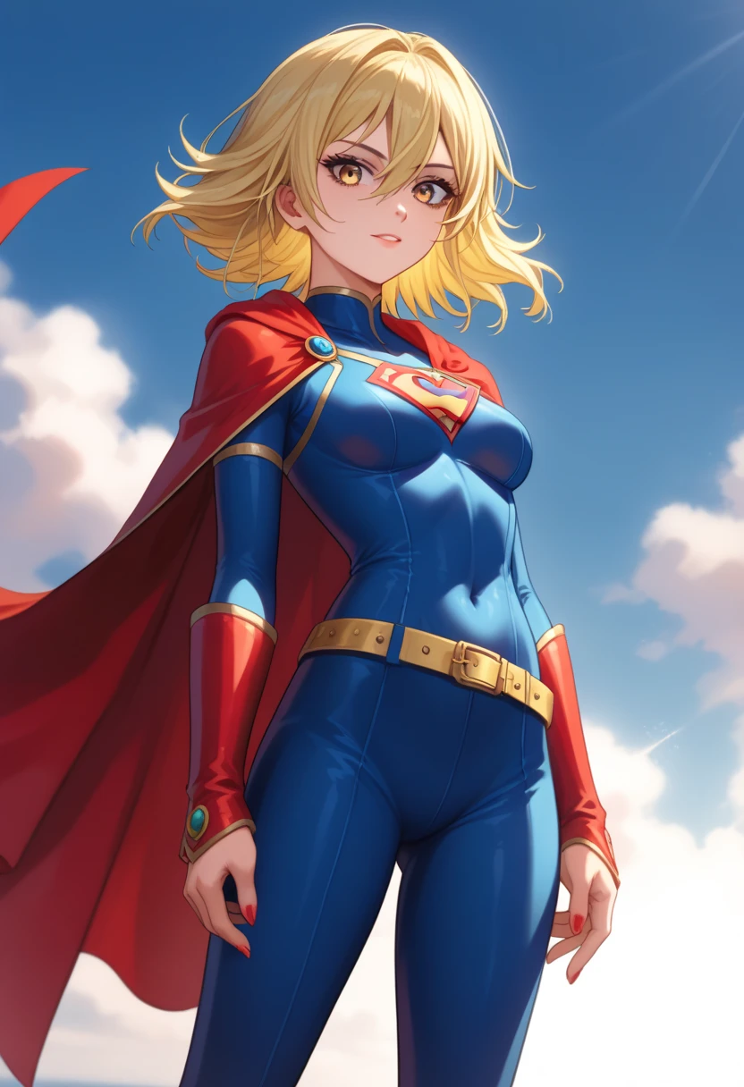 Android 18,(ultra realista) ( muito sedutor, pose sedutora, sorridente, fofo, muito fofo, Ultra High Definition, master part, Ultra alta qualidade, detalhamento ultra, 8k, ((whole body view)), (SUPERGIRL is in outer space), (Lifting a large asteroid with your hands), (Complete DC Comics Superheroine), fora, highlights your muscles and scars. The scenery is lush and mysterious, com galaxias ao seu redor. The camera details everything, (Pose heroica), ( His attitude is fearless), ( Ela tem uma personalidade arrogante).