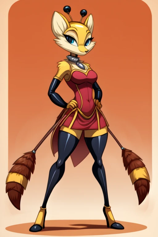 drawing of a sexy dominant <lora:vixey:0.8> fox dominatrix wearing a catsuit inside medieval a dungeon