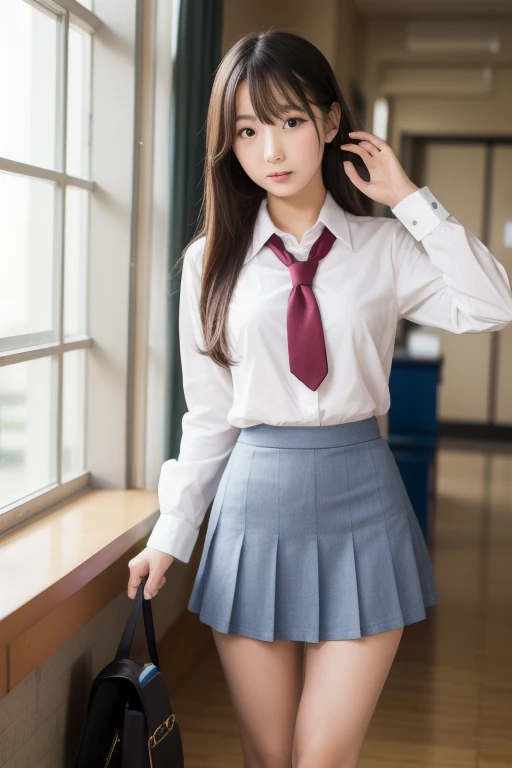 Junior high school student no underwear