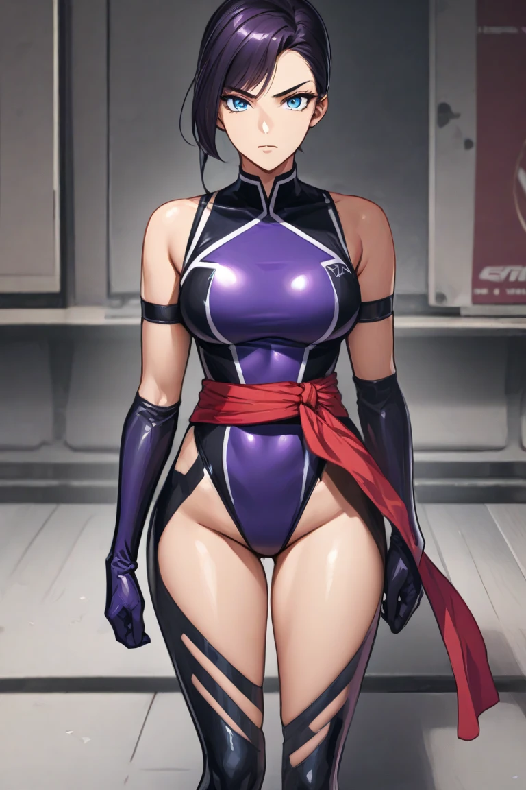 Female ninja,tightsuit,Hot figure,Bigchest,big assa,Sword in hand,a sexy pose