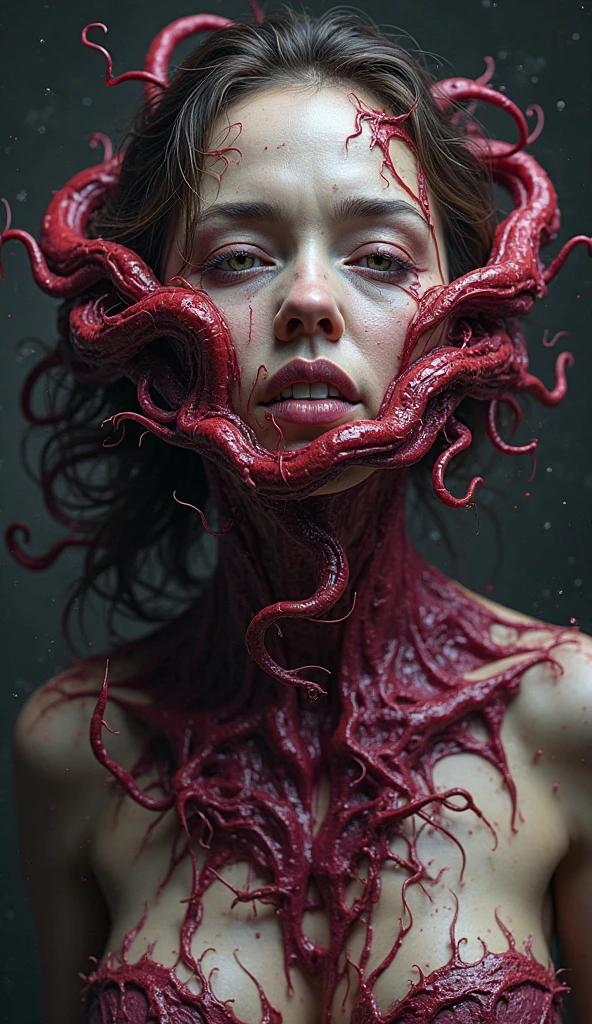 (Physical fear:1.4), Portraiture , close , (Biomachine:1.3), (Bloody:1.2), Living things, (flashy:1.2), Hans Giger, Many Hands, (Tangled:1.2),
granular, extremadamente Familiar, 複雑なFamiliar, Dynamic Lighting, Realistic, Natural light, Low Light,
(masterpiece, Familiar, High resolution: 1.2), Blood, red liquid , red, Beksinski,