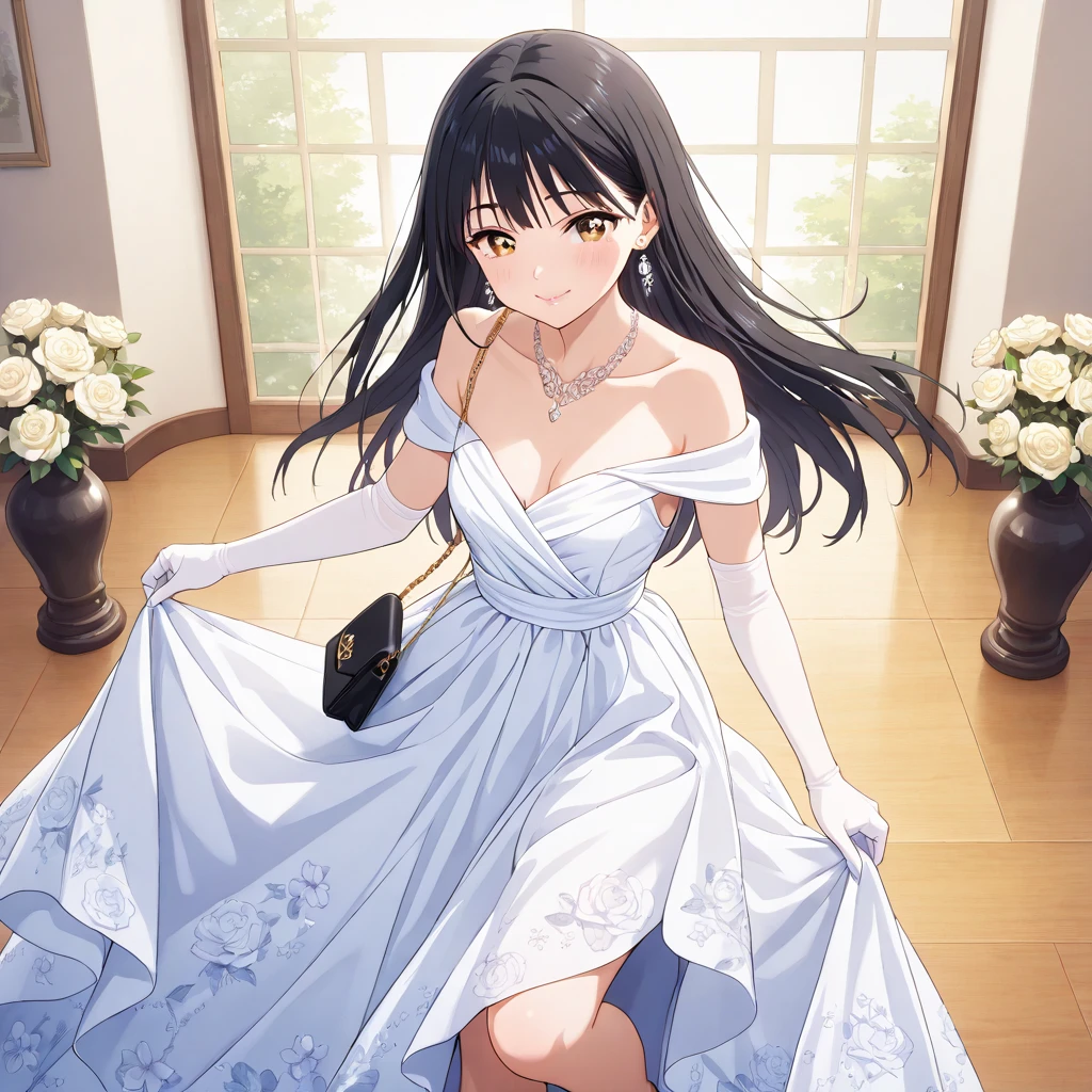 <lora:Wed_Collect:0.75>
1girl, dress, solo, official art, a character portrait, necklace, contrast, bare shoulder, hair covering face,long hair, solo, (type 0, type0, type_0, wed-dress-type-0), blushing, long hair, straight hair, big breast, bridal veil
sexy, lying on the bed, see through
