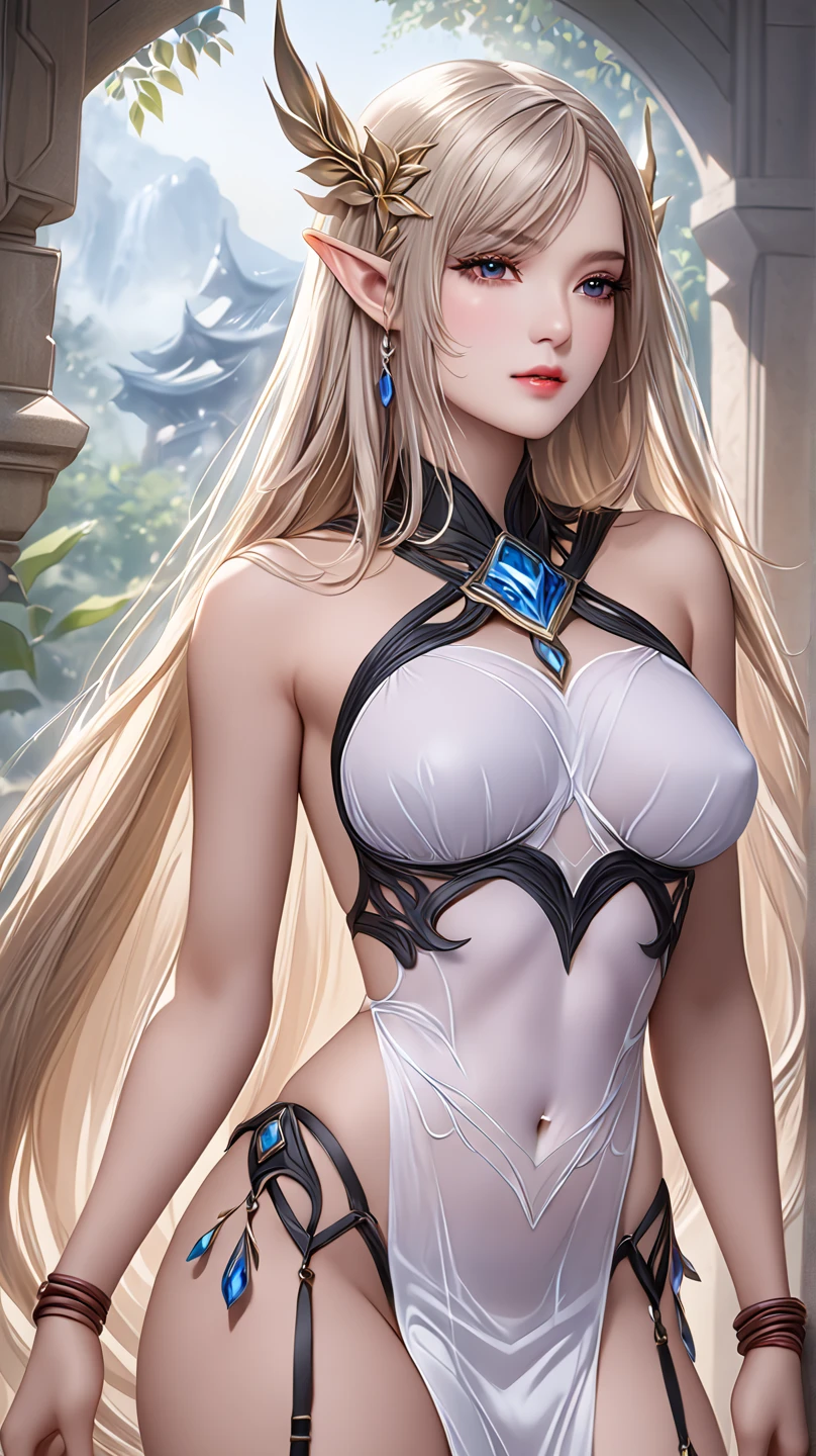 anime style、one person１８Beautiful woman of age、Moisturizing and beautiful eyes、ciri、picture、androgynous hunnuman、oval jaw、delicate features、beautiful expression、beautiful blonde hair、long bangs、long ponytail、Blue eyes with a beautiful glow、LDS Art,Fashion model 25 years old、[[[[Close-up]]]]、[[[[chest]]]]、[[[[head]]]]、[[[[shoulder]]]]、perfect eyes、Perfect iris、perfect lips、perfect teeth、perfect skin、soft front light、glow、HDR、(calm color 1.2),1 female,in the dark, film grain, Award-winning photo, (shades of green:0.5), looking to the side, redhead