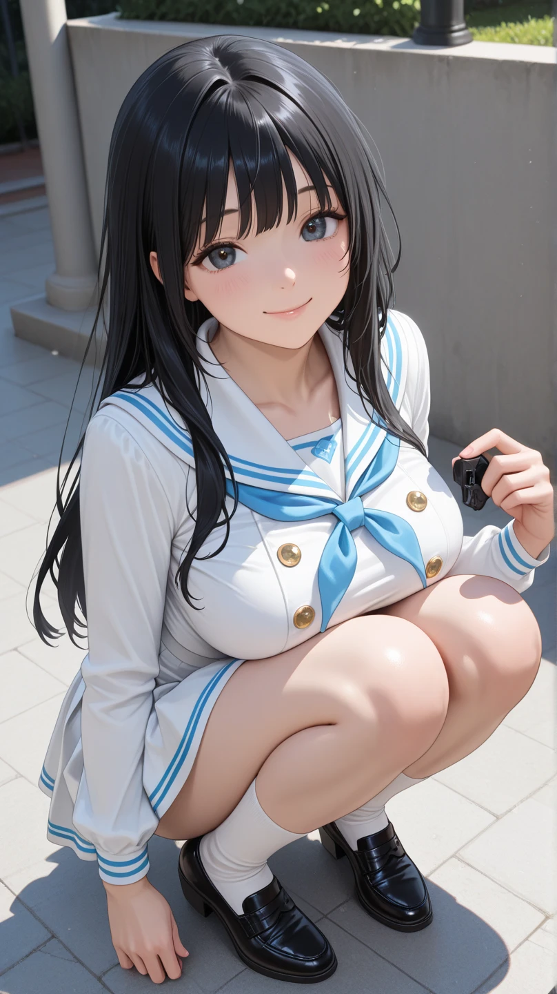 So cute and beautiful,Teen,(Very exquisite beautiful face and eyes:1.2),Blue school swimsuit,
Sitting,Spread your legs,Hands under swimsuit　Shift panties　panties aside、She spreads her pussy and shows off her vagina to the viewers.,(cum in Pussy:1.4)、Poolside,Colorful flowers,Distant school building,(Embarrassed)、((blush:1.4),(smile:1.25),Hilarious,Black Hair,Dynamic Angle,
(Highest quality,masterpiece:1.2),High resolution,Very detailed,alone,
Smooth hair blowing in the wind,Beautifully detailed skies,,(spread pussy、crotch grab:1.5)