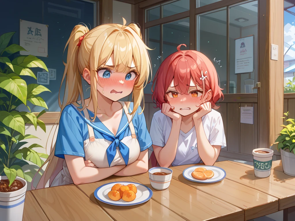 (best quality, masterpiece, absurdres, highres, ultra-detailed, extremely detailed, 32k, cinematic scene, detailed background), (full body:1.2), 1 girl, perfect face, (platinum silver hair:1.5), (airy bob cut:1.6), (bang between eyes:1.4), (glossy silver eyes:1.5, large eyes), ((school uniform, short sleeve shirts)), large breasts, eating breakfast, at dining, happy,