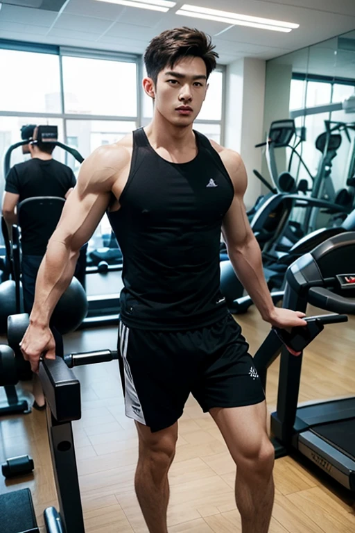 Cai Xukun in fitness