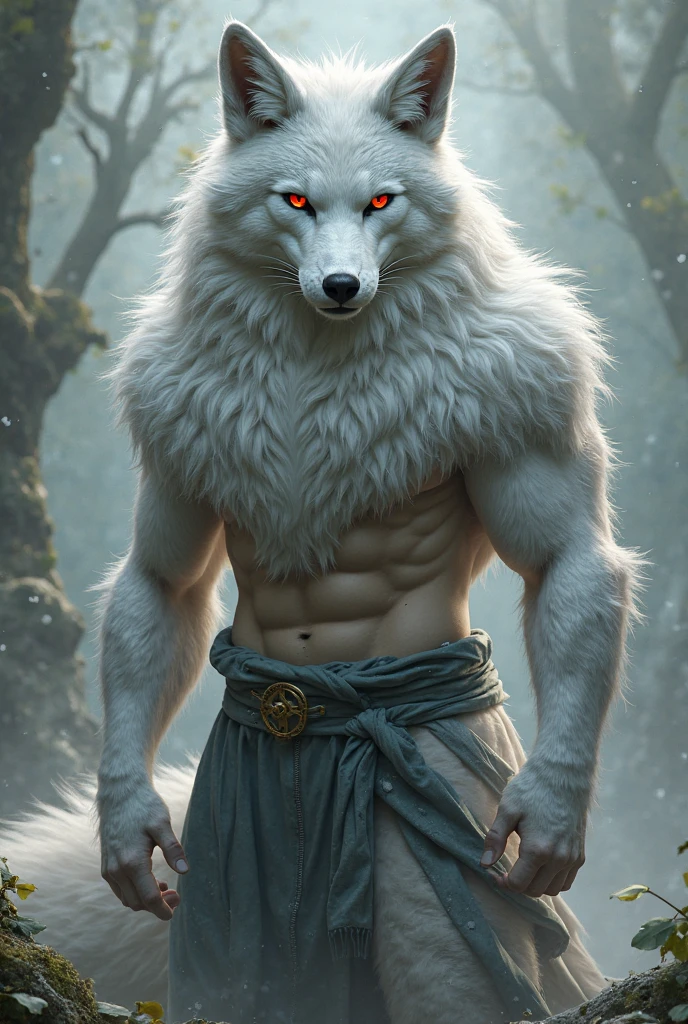winter:1,3, Photo, (poses cool:1,2135), (fluffy white fur:1,125) Looks (tender and soft:1,235), ultra-realistic shading, anthropomorphic, White color, (Arctic Fox:1.3055), Photorealistic, entertaining, (grin:1.1025), (Salvador Dali:1.235), Huge pectoral muscles, athletic build, huge shoulder muscles, tribe, warrior, big biceps, (loincloth:1.15), (bracelets:1.15), (amulet:1.15), Thin waist, slender man, Strong, the squirrel, transparent, day, winter, cold, steam breathing
