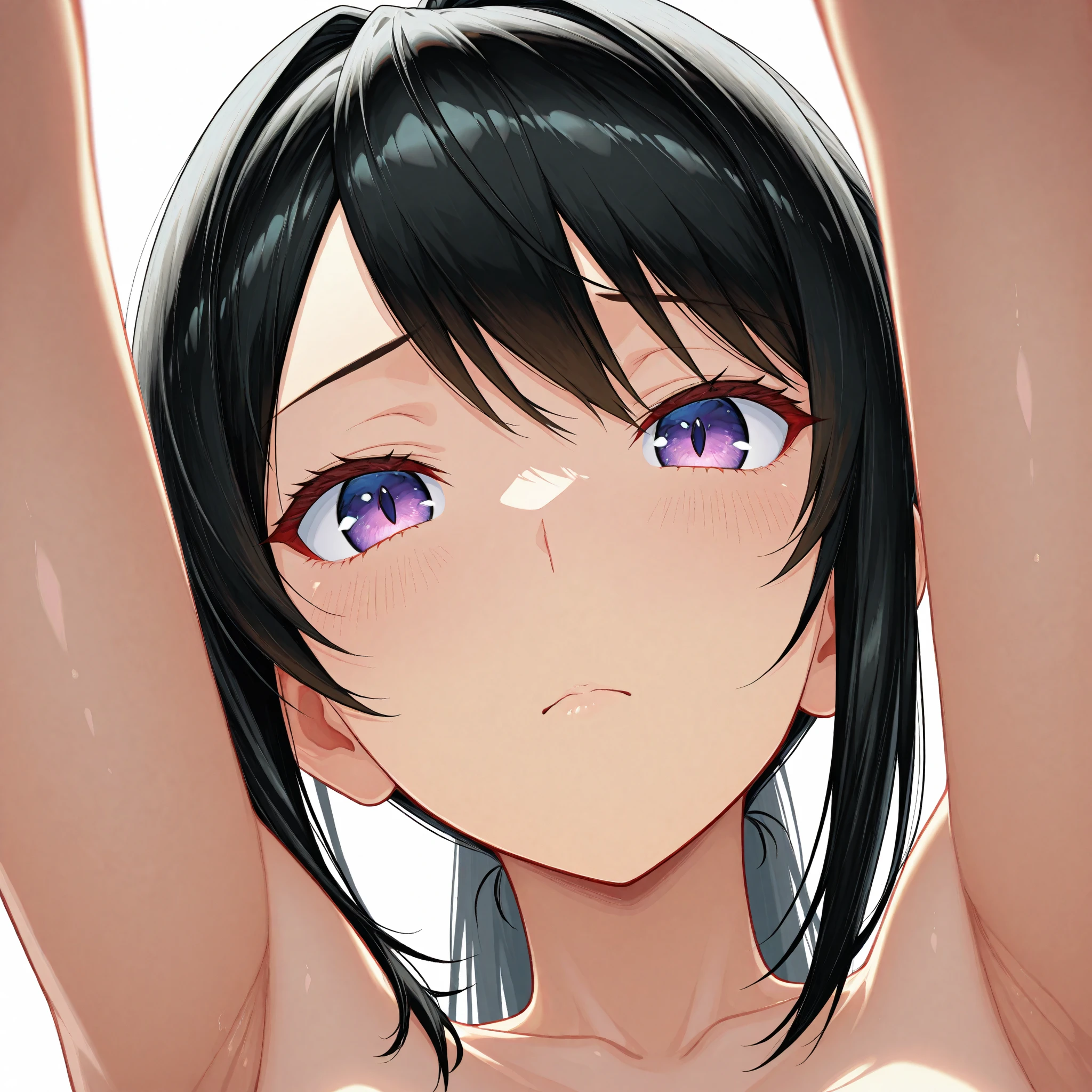 (((((In the stomach))))), Centaur、whole body、upright、Small breasts、belly button、Short Hair、Sweat、suffer、narrow、Unable to move、Push left and right with your hands、Delicate face、Ultra HD、Masterpiece、distinct