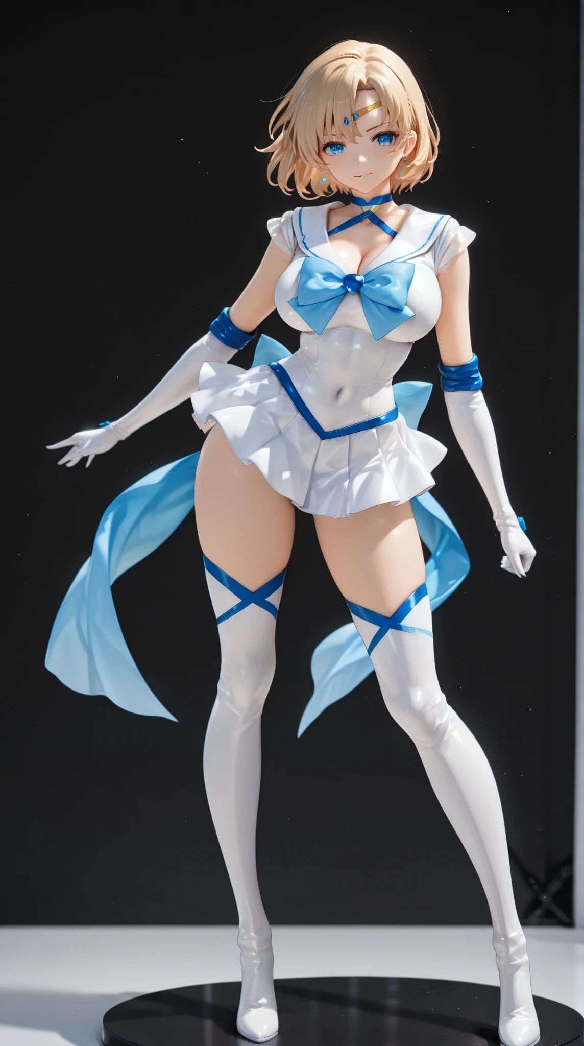 Ultra Miniature Paintings,pvc revoltech,figma,Glossy color,Crystal clear glowing eyes,embarrassed from,acrylic box,Realistic three-dimensional effect,Bright face,Crying face,A sexy,cute acrylic stand girl,sailor,big breasts thin waist,Slim big,teats,toppless,Twin tails shining in gold,Transparent vinyl,Sheer panties,konbini,showcase,spot light,inside the acrylic box,amusement,UFO Catcher,Snow globe,