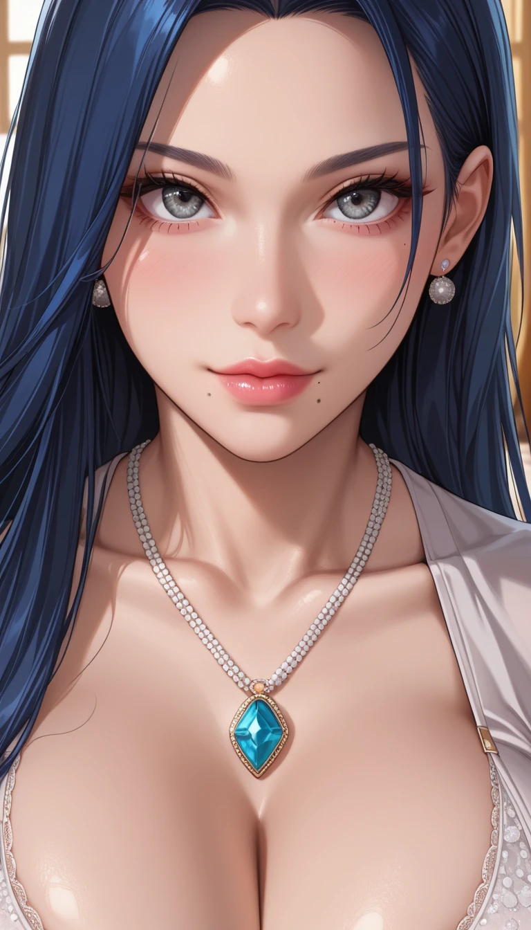 camera angle from underneath, thick hair, crystal blue eyes, open mouth, aroused 25 years old, playfully aroused, dripping with desire, cleavage, low cut tanktop , skirt, stretching, coy smile with open parted lips, (blushing:1.3), looking invitingly at the viewer, seductive eyes, facing the viewer, livingroom background, posing by the sofa, (pov), glowing eyes, necklace, earrings, nsfw,