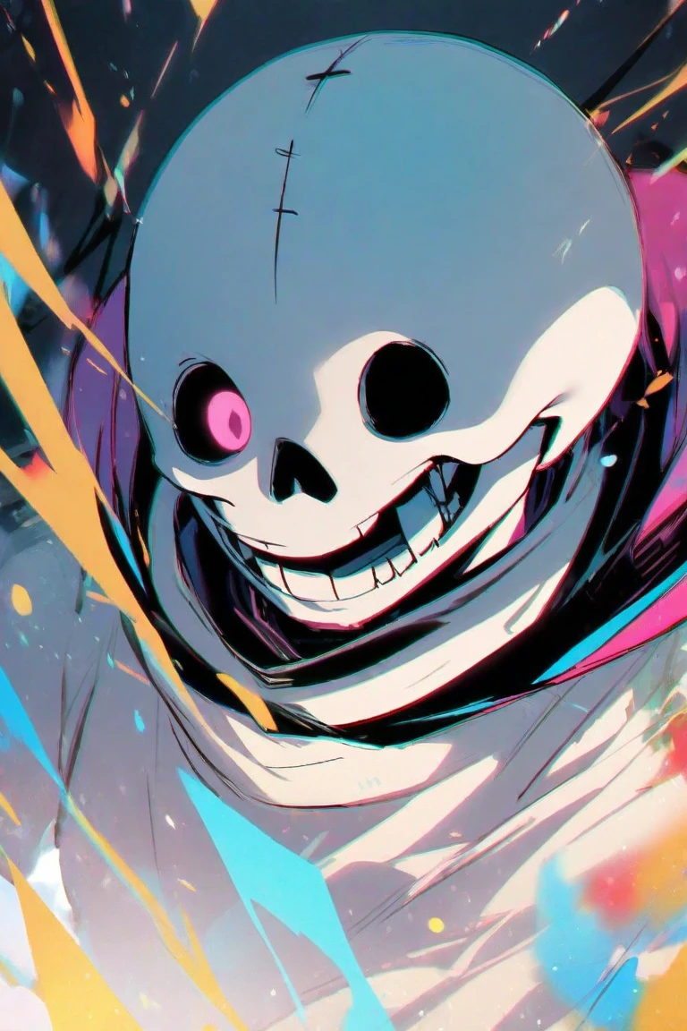 Sans skeleton, undertale, ink sans, horror sans, lust sans, Broken skull, bleeding skull,